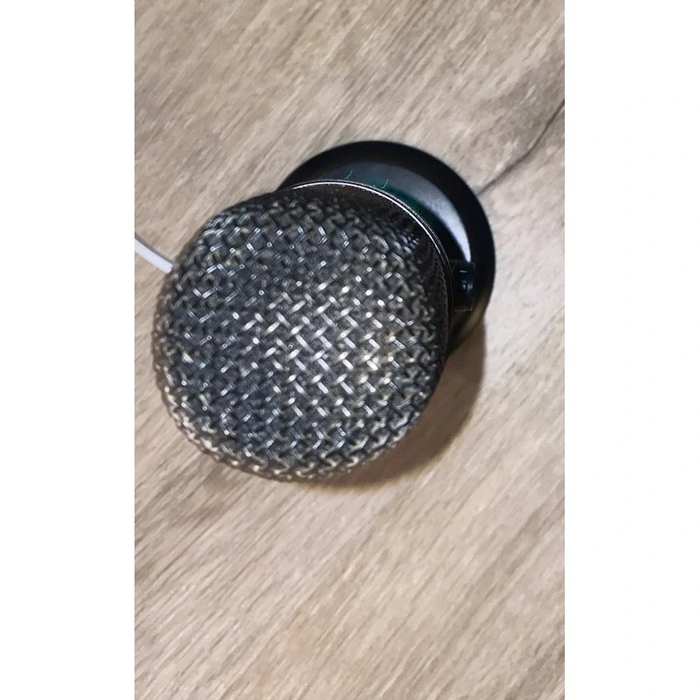 WMT Wired Microphone for Gaming PC Recording Streaming Black With Stand Attached